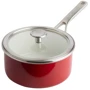 Ковш с крышкой KitchenAid Steel Core 18 см 2 л красный (CC003264-001)