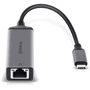 Адаптер REAL-EL Adapter USB-C to RJ45 CE-150 Space Grey (EL123110004): Интерфейс подключения USB-C