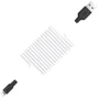 Кабель Hoco USB Cable to Micro USB X21 Plus Silicone 2m Black/White: Тип USB Cable - microUSB