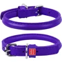Ошейник круглый WAUDOG Glamour 8 мм 20-25 см фиолетовый (22409)
