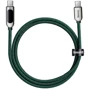Кабель Baseus Cable USB-C to USB-C Display Fast Charging 100W 1m Dark Green (CATSK-B06): Довжина 1 м