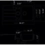 Кухонна мийка SCHOCK FORMHAUS D150 L Onyx-10 (17166010): Форма прямокутна