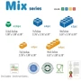 Конструктор детский Uniplay Mix Plus с эластичными свойствами 34 детали (UN4034PR)