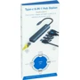 Адаптер Blueendless Adapter USB-C to HDMI+RJ45+3xUSB3.0+PD (CA913909): Дополнительные разъемы USB-C, USB 3.0, Ethernet, HDMI