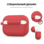 Чехол для наушников AhaStyle Silicone Case with Belt Red (X002CYE7WZ) for Apple AirPods Pro: Особенности С карабином