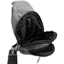 Мужская сумка-слинг DNK Leather серая (DNK-JOKER№4-BAG-7) фото 11