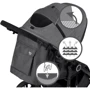 Прогулочная коляска Kidwell CARELL Dark Gray (Hnrt_4257): Ширина шасси 58