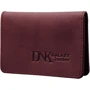 Женская обложка для ID-паспорта DNK Leather бордовая (DNK-mini-oknoH-colL): Формат кошелька Горизонтальный