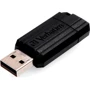 USB-флешка Verbatim 128GB PinStripe USB 2.0 Black (49071): Стандарт USB USB 2.0