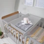 Кровать Tutti Bambini Rio с пеленатором и матрасом Deluxe Eco Fibre 70х140 см (211030/7235.01): Опускающаяся стенка Есть
