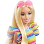 Кукла Barbie Модница с брекетами в полосатом платье (HPF73) фото 3