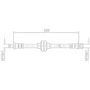 Тормозной шланг Bosch 1987481567 фото 1