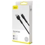 Кабель Baseus USB Cable to Lightning Silica Gel 1m Black (CALGJ-01) фото 4
