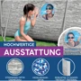 Бассейн Bestway каркасный овальный 488-305-107 см (56946) (фильтр-насос, лестница, тент) фото 5
