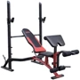 Скамья для жима и пресса Hop-Sport York Fitness Delta Pro 2000 с стойкой для штанги и партой Скотта: Вид применения домашний