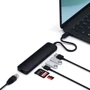 Адаптер Satechi Adapter USB-C to 2xUSB3.0+HDMI+USB-C+RJ45+SD Black (ST-UCSMA3K): Інтерфейс підключення USB-C