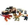 Конструктор LEGO Jurassic World Перевезення пірораптора та дилофозавру (76951): Серія Jurassic World