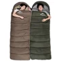 Спальный мешок Naturehike U350 NH20MSD07 1°C левый коричневый: Тип кокон