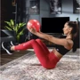 Мяч для фитнеса Hop-Sport 25cм HS-R025PB red