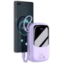 Зовнішній акумулятор Baseus Power Bank 20000mAh з USB-C Cable Q Pow Display 22.5W Purple (PPQD-I05): Вбудований кабель USB Type-C