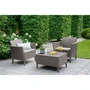 Комплект мебели Allibert Salemo balcony Set бежевый (8711245145457): Вид мебели комплекта Стол, Кресло