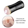 Мастурбатор з двома входами FOX Masturbation Cup - Double Ends black, BS6300035