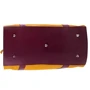Жіноча дорожня сумка Laskara жовта (LK10241-yellow-purple): Фактура Зерниста, матова