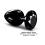 Металлическая анальная пробка с кристаллом Dorcel - Diamond Plug Black S
