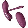 Смартерекційне кільце Zalo — BAYEK Velvet Purple, подвійне з частиною, що вводиться, пульт ДУ