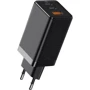 Зарядний пристрій Baseus Wall Charger GaN2 2xUSB-C+USB 65W Black with USB-C Cable (CCGAN2P-B01): Особливості Быстрая зарядка, USB-C