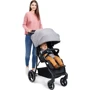 Прогулянкова коляска Kinderkraft Trig 2 TR Grey: Ширина шасі 57 см