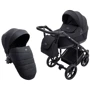 Коляска 2 в 1 Adamex Locco Lux TK-53 чорний (681025)