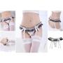 Пояс-трусы для чулок NDS 8804-1 Black/White S/M (9913)