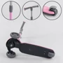 Самокат Best Scooter розовый (D-0558): Конструкция рамы складная