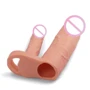 Насадка LoveToy Pleasure X-Tender Double Penis Sleeve Flesh Add 2"