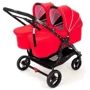 Універсальна коляска 2 в 1 для двійні Valco baby Snap Duo / Fire Red: Можливість встановлення люльки є