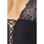 Боди со шнуровкой Passion ZOJA BODY black L/XL