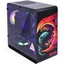 Корпус QUBE Eagle Hyper Beast Printed (QBX3M_WBNU3PHB): Матеріал передній панелі алюминий