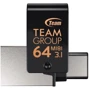 USB-флешка Team 64GB M181 USB 3.1/Type-C Black (TM181364GB01): Стандарт USB USB Type-C / USB 3.1