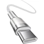 Кабель Baseus Cable USB-C to USB-C Cafule Metal 100W 1m White (CATJK-C02) фото 4