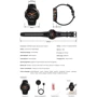 Смарт-годинник Kospet Tank T2 Black (KTT0002BL): Стандарт захисту 5 ATM