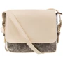 Женская сумка-почтальонка Laskara бежевая (LK-10245-beige-snake): Страна производитель Чехия