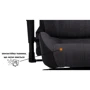 Геймерское кресло GT Racer X-8009 Fabric Dark Gray/Black XL