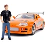 Машина металева Jada Форсаж Toyota Supra 1995 з фігурою Брайана Помаранчева 1:24 (253205001): Тип Готовая модель