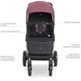 Прогулочная коляска El Camino Dynamic ME 1053 (rose) фото 11