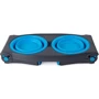 Миска Dexas двойная Adjustable 2хPet Feeder с регулированными ножками 960 мл Голубой (PW1204322194): Объем 0.96 л
