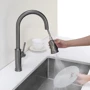Смеситель для кухни Lefton Automatic Sensor & Pull-Down Kitchen Faucet - KF2210 Grey: Вид смесителя Однорычажный