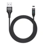 Кабель Hoco USB Cable to Lightning U76 Fresh 2A 1.2m Black: Тип USB Cable - Lightning