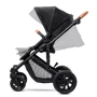 Универсальная коляска 2 в 1 Kinderkraft Prime Black + MommyBag (KKWPRIMBKMB200): Материал колес резина (надувные)