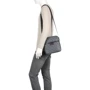 Мужская сумка через плечо Guess Vezzola Top Zip Crossbody Flat черная (HMVEZLP1358-DAB): Фактура Матовая, Зернистая
